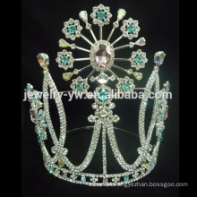 fashion crystal crown for woman from zhanggong jewelry factory